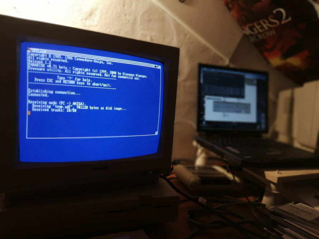 Dateien transferieren per Nullmodemkabel auf dem Amiga 500